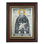 Серебряная икона Преподобный Иосиф в багете 50240047И06